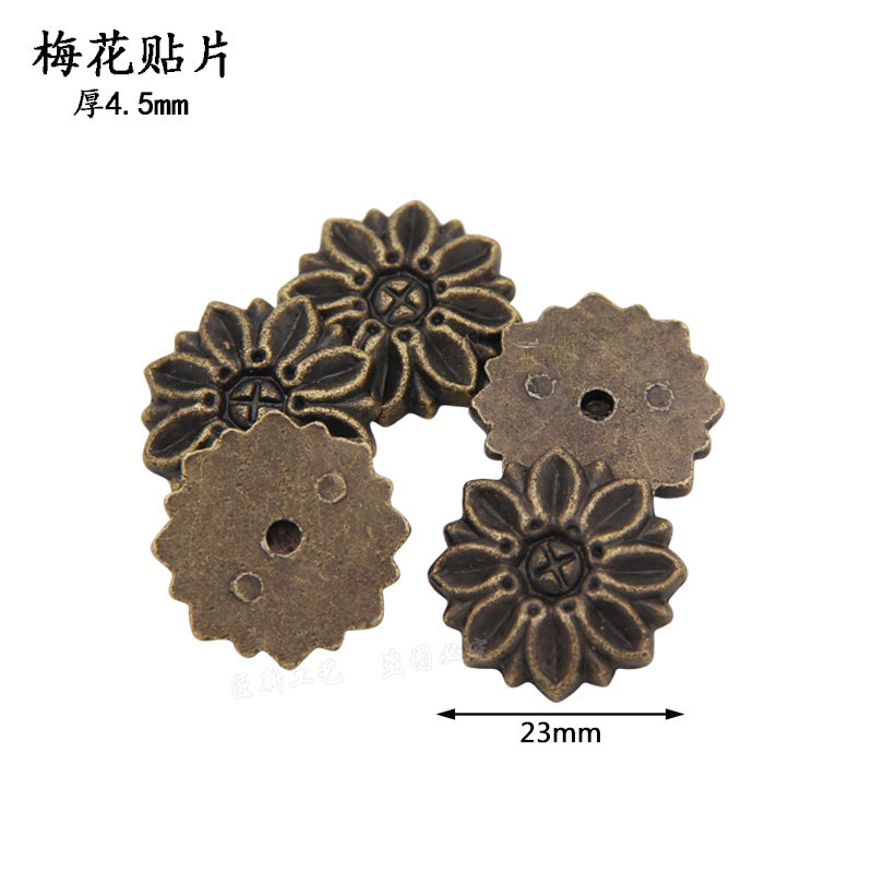 Flower foam nail zinc alloy decoration piece retro edge patch wooden box angle gift box furniture diy accessories