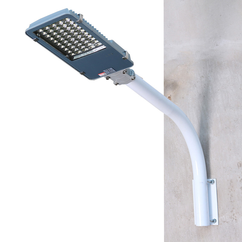 LED street lamp head lamp shade road light outdoor waterproof new rural super bright 220v wire pole bending pole pick arm street light