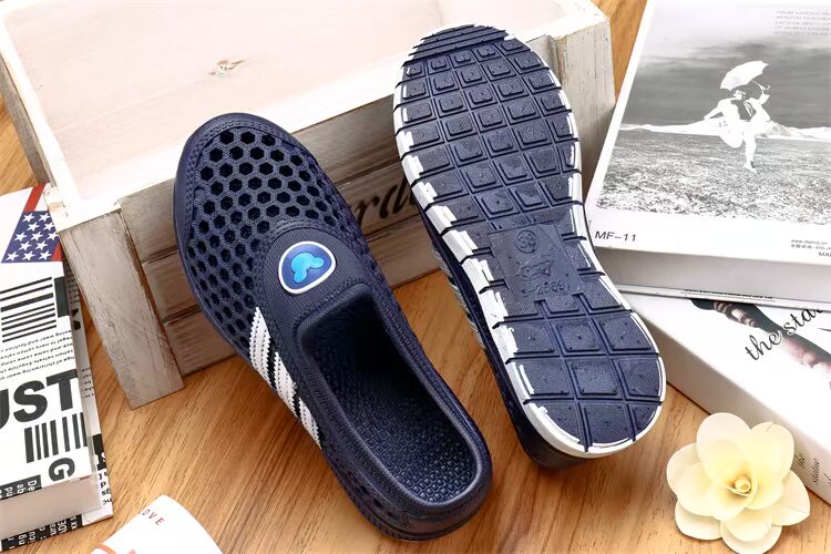 2018 đôi mới trong giày lỗ trẻ em nam và nữ dép đi biển chống trượt giày nhựa lưới tổ yến giúp đỡ giày đi mưa thấp dép sandal nam hàng hiệu
