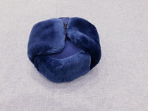Cotton hat cold zone flame blue velvet hat Lei Feng hat mens winter thickened warm blue cotton hat