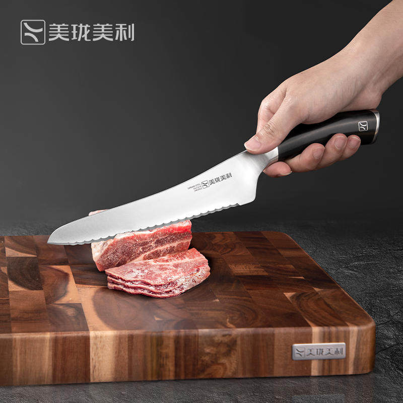 美珑美利匠心锯齿切冻肉刀:德国进口钢材,解冻刀界的冷艳杀手!-冷冻调理刀-淘宝好物网