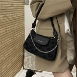 Летняя вместительная и большая универсальная сумка через плечо, черная сумка на одно плечо, сумка подмышку