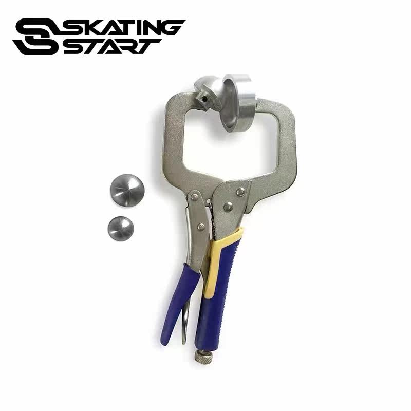 Slide ski skate foot fixer boy girl adult ski ski ski ski shoe straight wheel foot mould reinforced