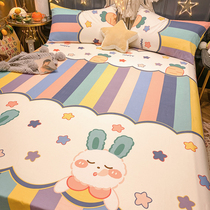 Children Summer Brief sheets Single piece Single piece pure cotton by single 1 2 m Dormitory Single 100 All cotton female quilt cover Three sets