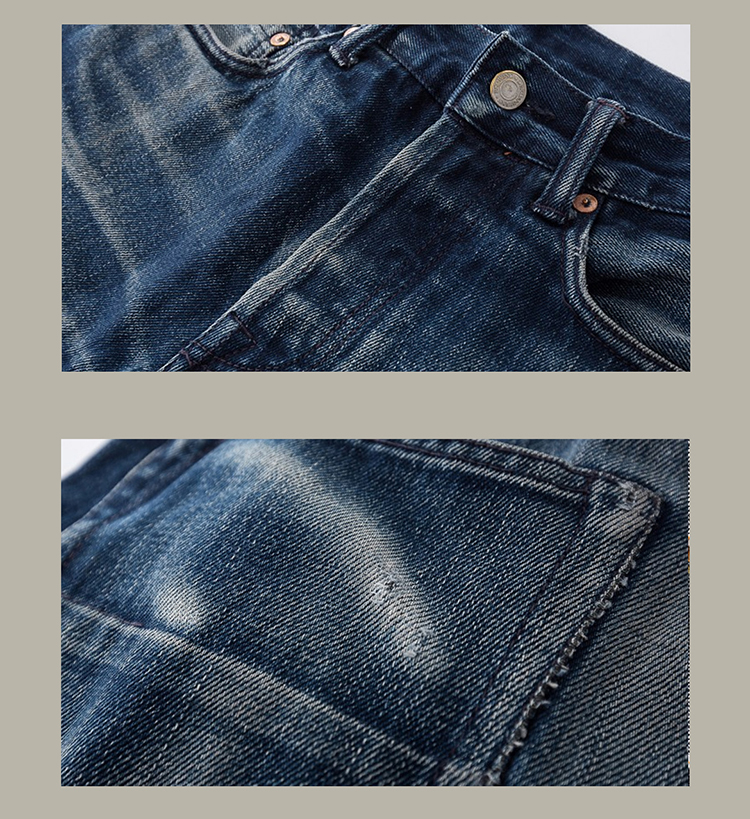 511xx-0006 RockCanRoll Read Description! Indigo Selvage Unwashed Slim Pants Unsanforised Raw Denim Jean 14.5oz 2 Colours