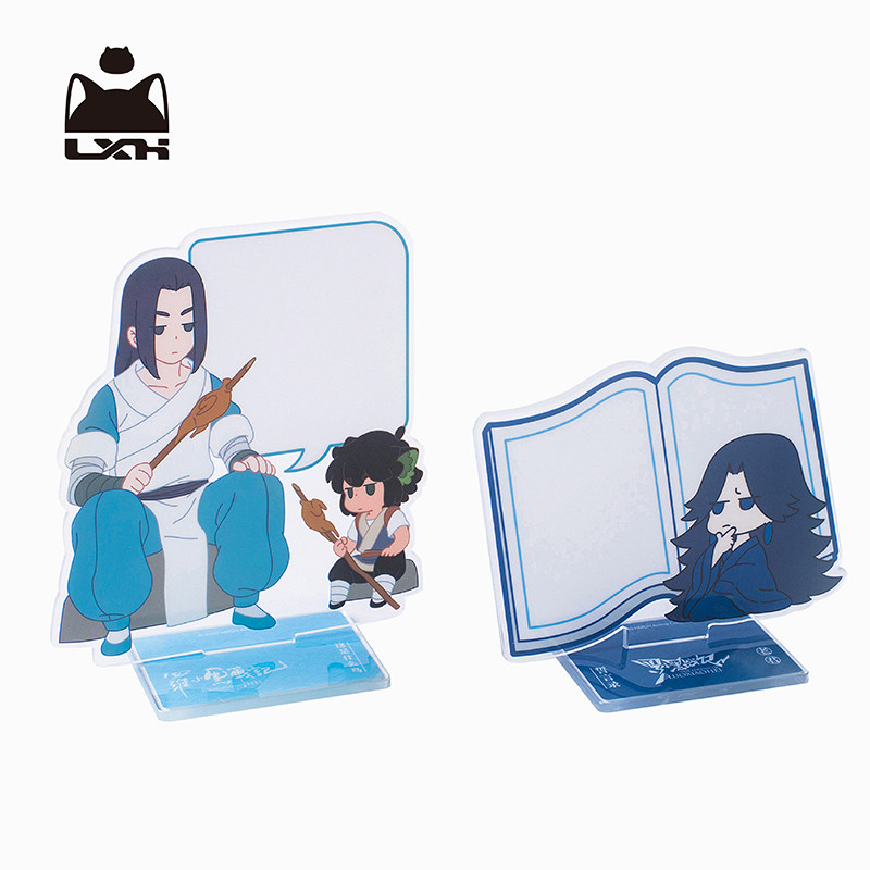 Luo Xiaohwar Remember Writing Erasable card Reminder Signs Memo Desktop Acrylic Pendulum