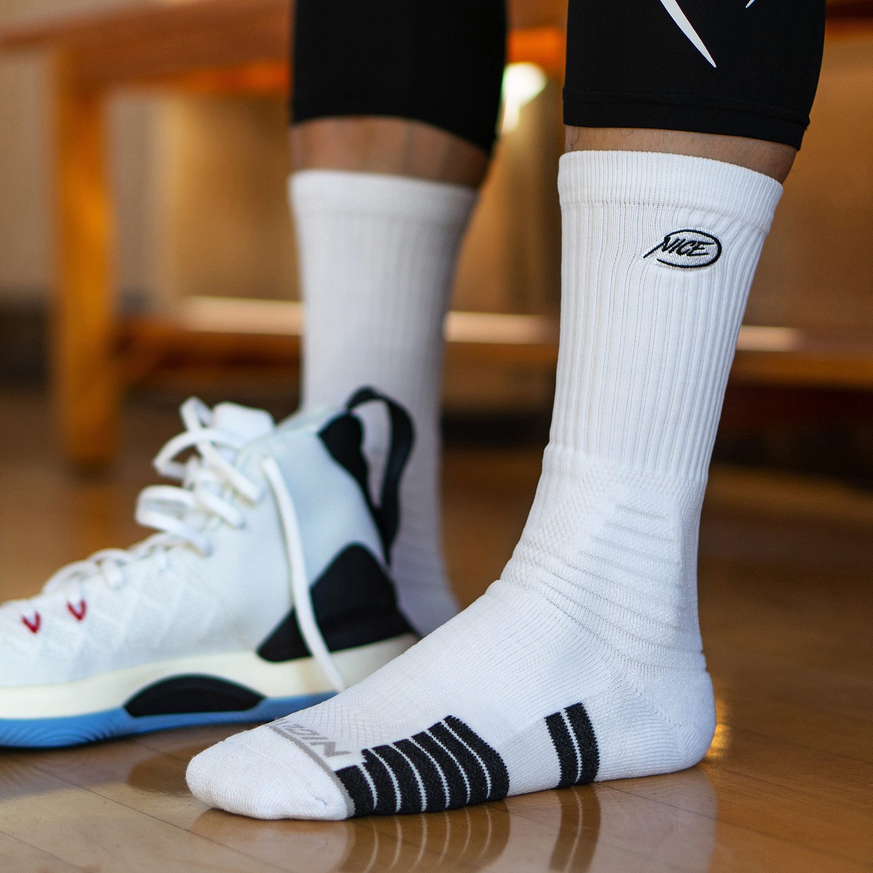 NICEID NICE socks Basketball socks High top basketball elite socks Towel bottom non-slip wrapped sports socks