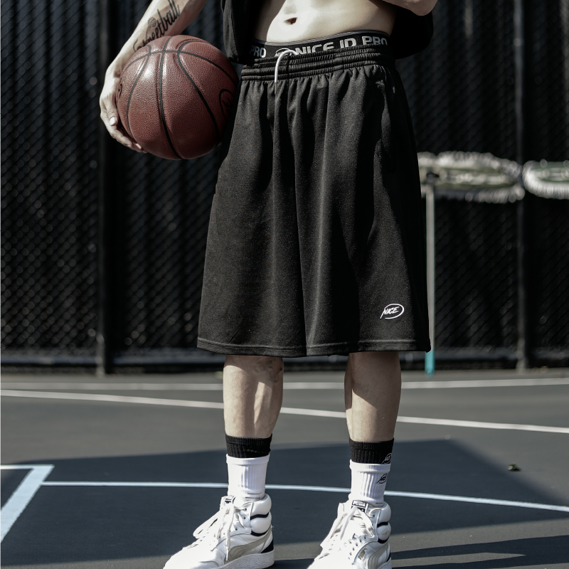 NICEID basketball shorts Casual sports breathable loose edition men's and women's summer hot sale training five-point pants ball pants