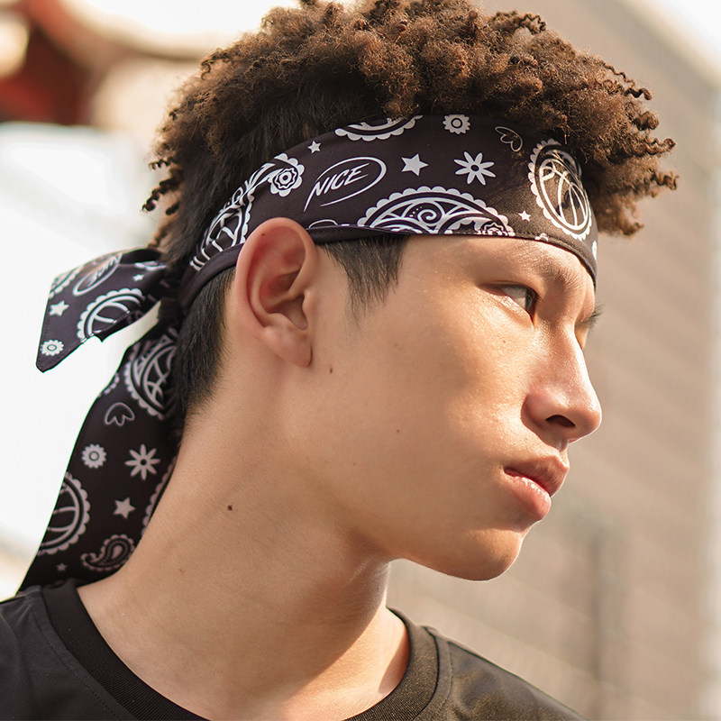 NICEID NICE Campaign bundled wearing cashew nuts and men and women Sweat Guide Sweat with Fitness Basketball Running headscarf-Taobao