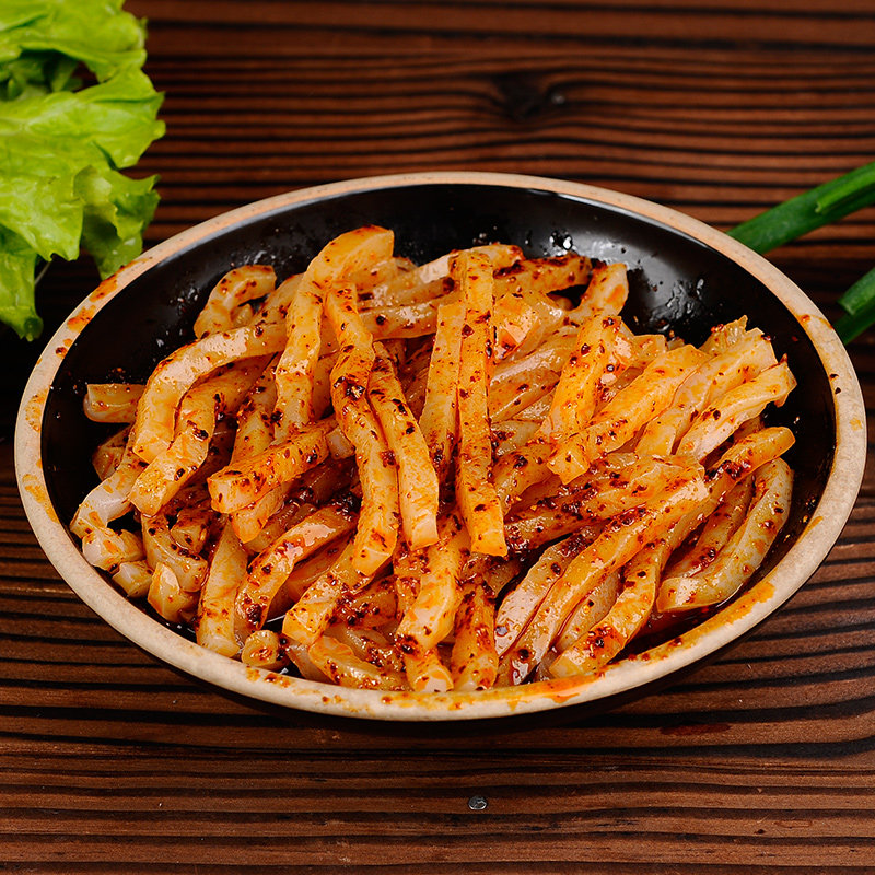 Gansu Pingliang Special Property Name Snack Vacuum Wang Xiaofeng Pine Noodles Gluten Brewed Peel Cold Leather Rice Peel Instant 5 portions of clothing