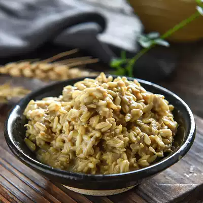 Gansu Lanzhou specialty snack wine Bran naked oats sweet embryo instant oatmeal glutinous rice wine tune