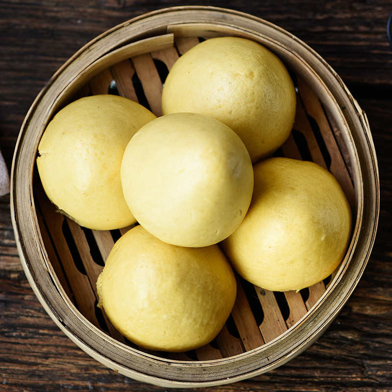 Handmade cornmeal yellow bun Five-grain Wownutou Whole-grain bun Low-fat breakfast pasta 10