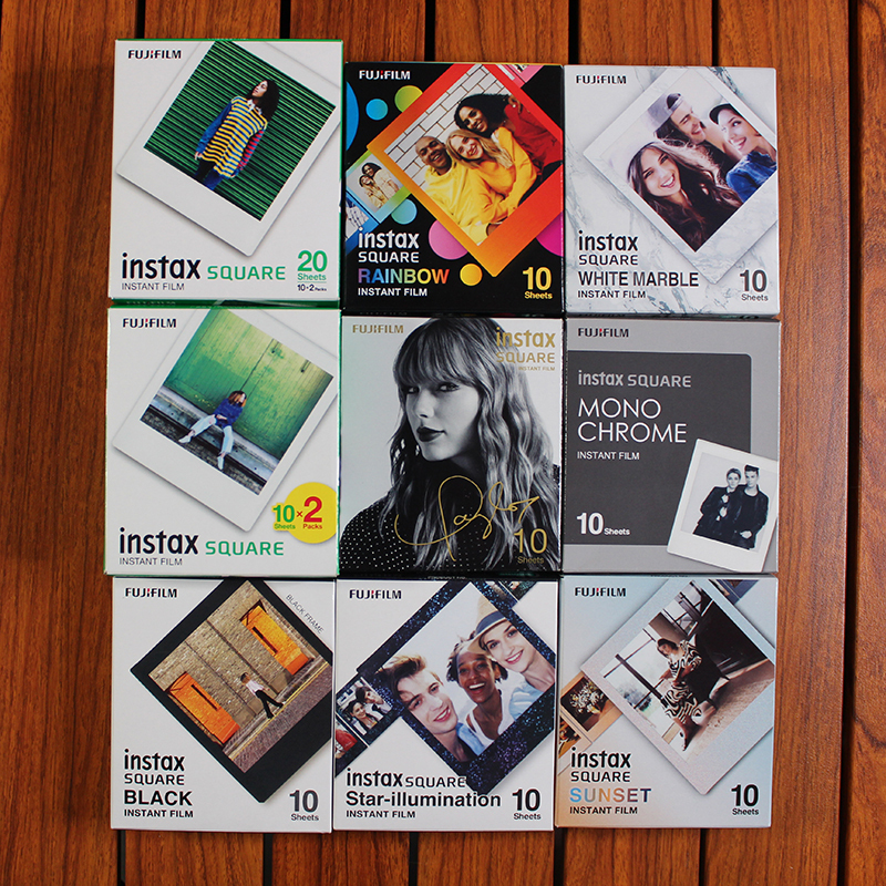 Square Starry Sky Photo Paper Fujifilm Instax Sq40/20/10/6/1/Sp-3 Camera Film