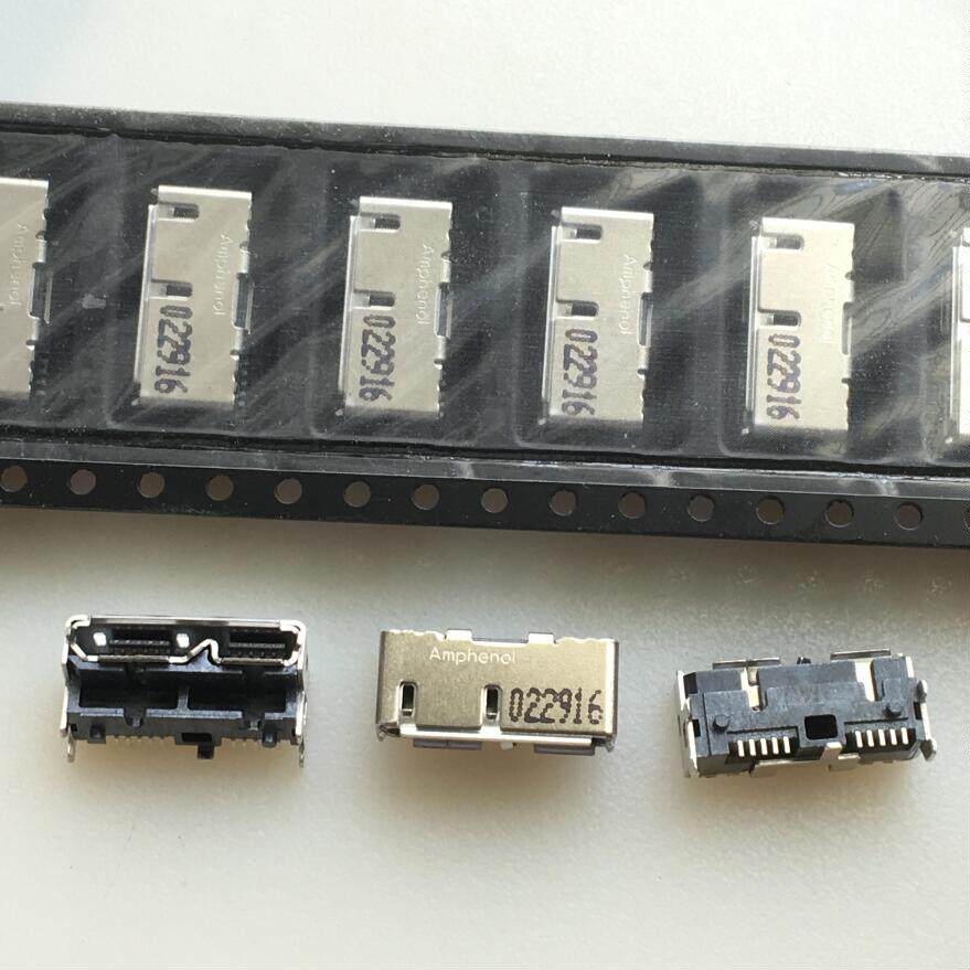 Original imported Toshiba Samsung portable hard disk interface tail plug female seat micro usb3 0 female seat