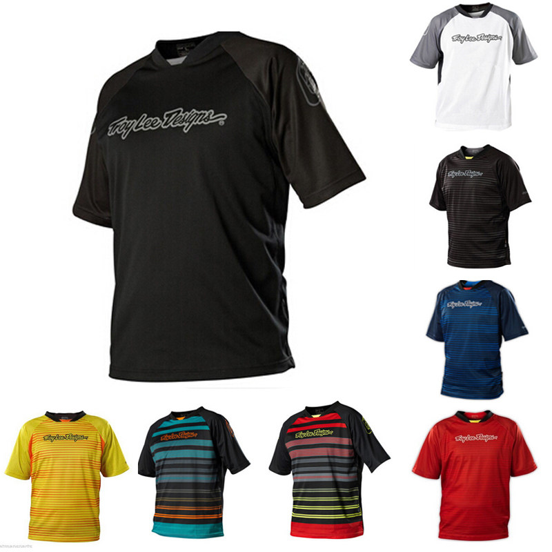 Mountain bike short-sleeved downhill suit bicycle motorcycle off-road T-shirt DH summer short-sleeved riding suit jacket male