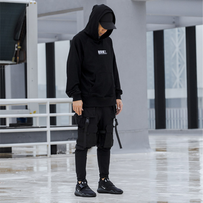 PUPIL TRAVEL 17AW FOG-S01-2 light fleece functional webbing hooded vests