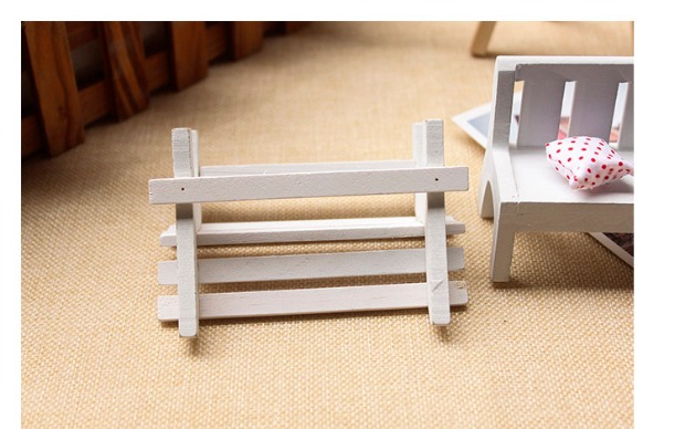 Công viên nhỏ màu trắng Ghế nhỏ Hình ảnh Đạo cụ Chụp Đạo cụ Chụp Trang sức Chụp Vải Vải Đạo cụ Trang trí - Trang trí nội thất phụ kiện trang trí kệ tivi