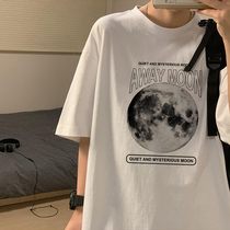 Lovers Loaded With Summer Clothing Half Sleeve Loose Hip Hop Short Sleeve T-shirt Men S Inn Korean Version Trend 100 Ride Handsome 50% Sleeve Compassionate