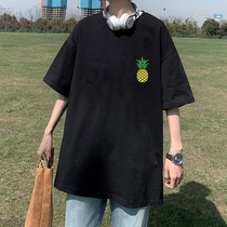 Short sleeve mens brief about 100 hitch ride-hailing trend hip hop trends hip hop t-shirt boyss summer new half sleeve blouses