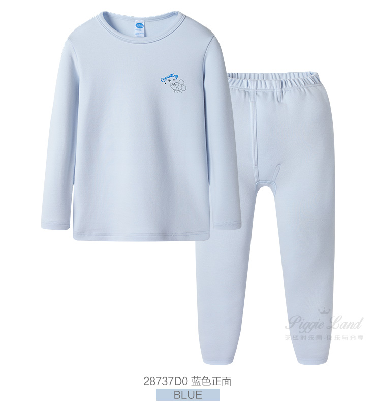 Bộ đồ lót trẻ em ba lỗ chính hãng của Disney Bộ đồ lót mùa thu nam trẻ em lớn áo len cotton mùa thu đồ bộ mặc nhà cho be gái 12 tuổi