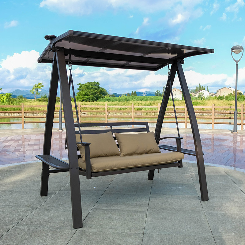 Swing outdoor courtyard hanging chair double home balcony garden swing chair outdoor rocking chair swing net celebrity hammock