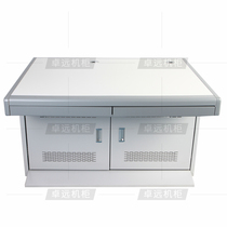 2 DUPLEX FULL WOOD FACE PLATFORM OPERATION TABLE MONITORING CONSOLE CABINET DISPATCH BENCH SECURITY EQUIPMENT FOUR 5 LIANZ WEAK ELECTRICITY