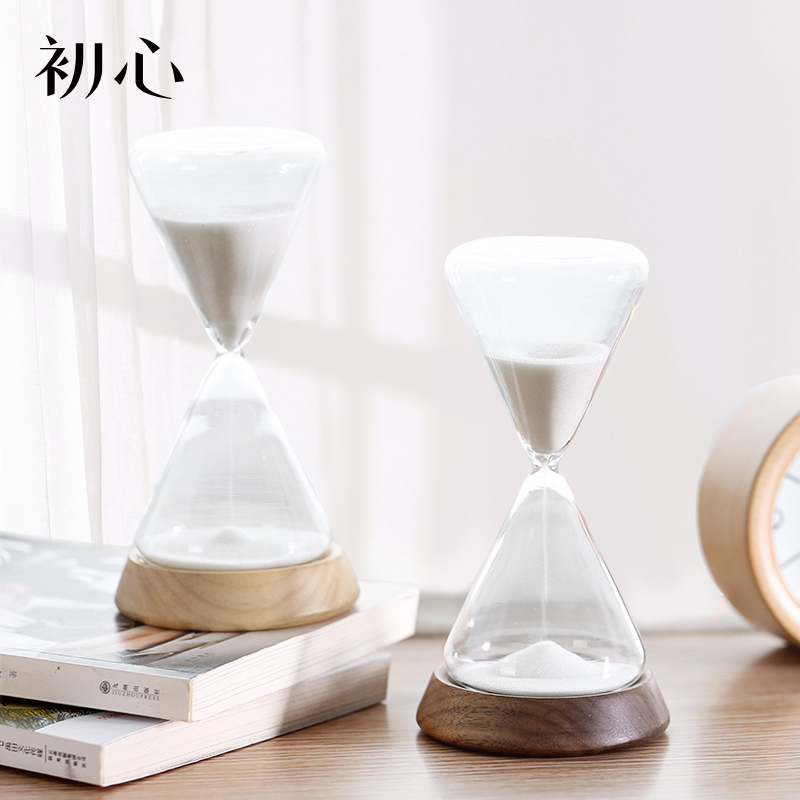 Early Hearts Hourglass Timer 30 min 10 Custom Creative Personality Pendulum drop Valentine's Day gift to girlfriend male