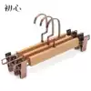 Chuxin wooden multi-function telescopic pants rack pants clip Solid wood coat rack hangers Household non-slip hangers