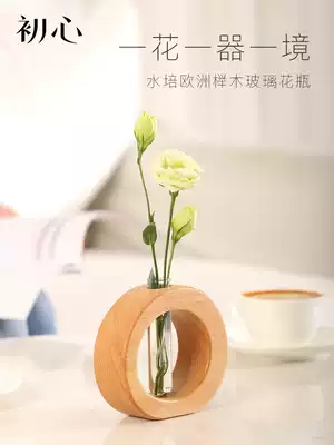 Modern minimalist Nordic flower arrangement glass vase hydroponic ornaments living room dry flower hipster home decorations