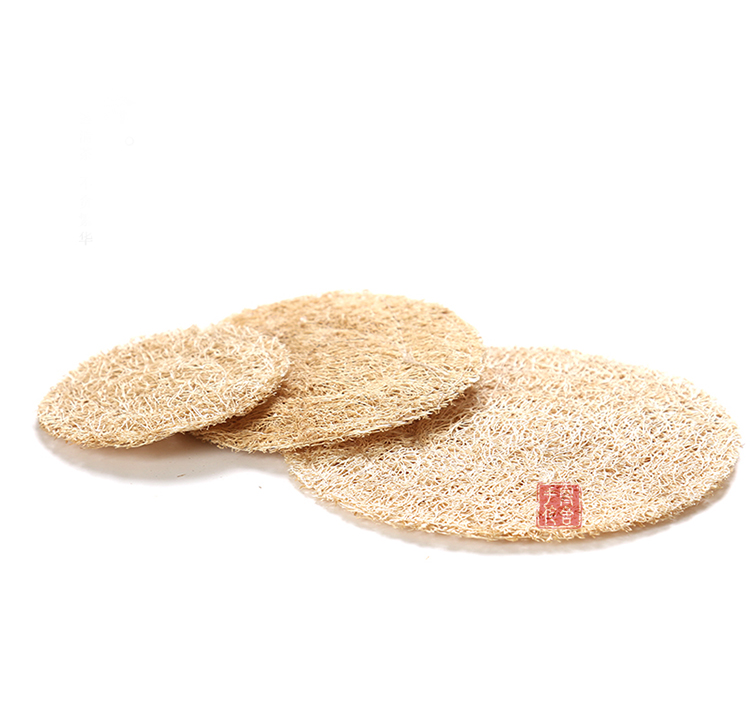 Jiangnan past natural loofah mat a pot of kung fu tea cup mat towel gourd tea accessories insulation pad