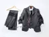 Anh retro xương cá len len tweed Slim TB phù hợp với vest ba mảnh phù hợp với quần tây Suit phù hợp