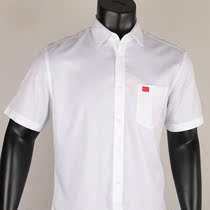 ANTA ANTA lapel shirt summer short sleeve white flag shirt casual shirt top