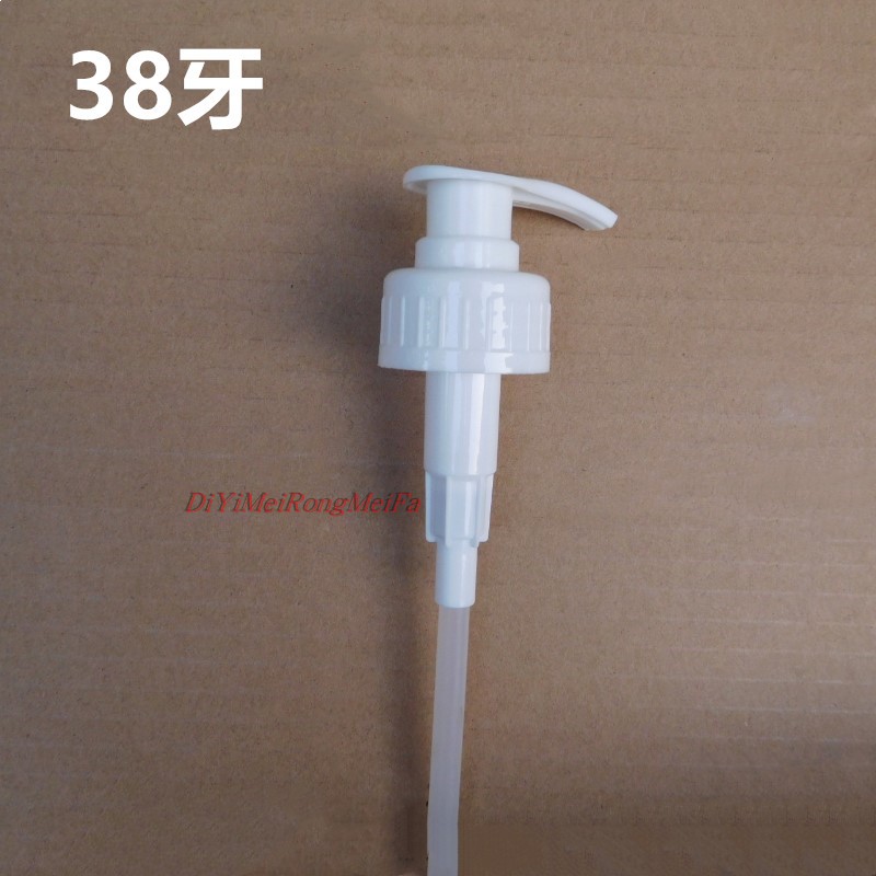 Beauty Hair Shop Large Barrel 4-5L Loaded Shampoo Shampoo squeezer press pump indenter 33-38 teeth (33-38mm)