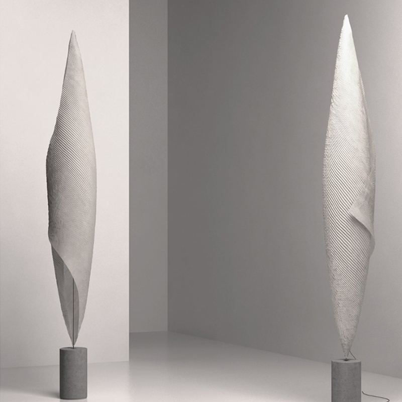 Art sail floor lamp light luxury designer creative living room sofa decoration corner lamp bedroom vertical atmosphere lamp