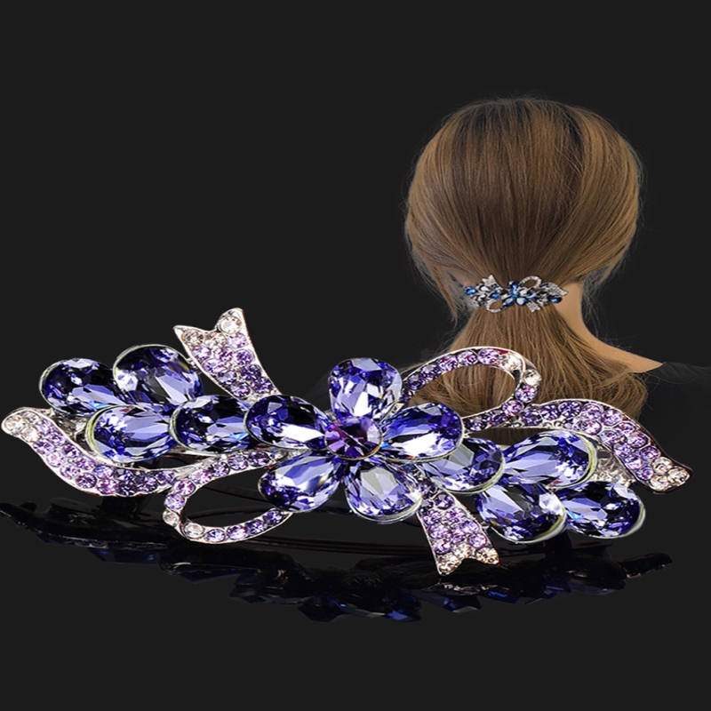Hairpin mother's elegant atmosphere 2021 new exquisite hairpin half-high ponytail grab clip spring hairpin plate hair accessories