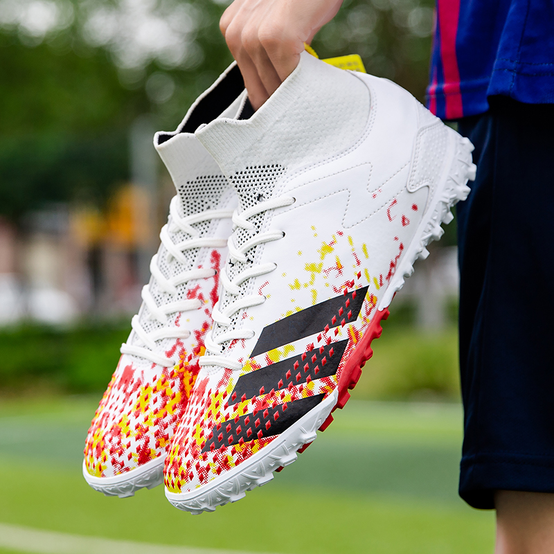 Messi Soccer Shoes Men's Tall Adult Falcon TF Broken Nails Artificial Grass Female Children's Students Long Nails AG Competition Training - Taobao