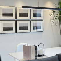 Foggy Cedar Ben Boshi Brief Decoration Painting Nordic Photography Wind Photo Hang Painting Sea View Black And White Advanced Art Painting