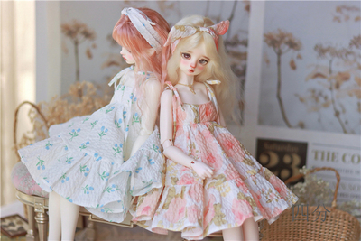 taobao agent [Doll Story] Summer Wind BJD3 Point 4 points Packing the hip skirt BJD suspender skirt