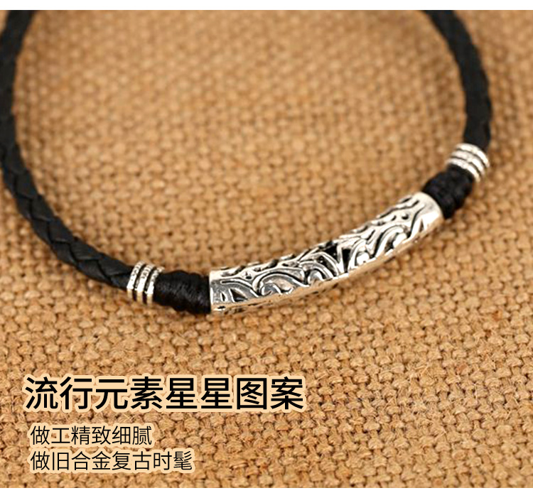 Vòng chân nam nữ, cặp vợ chồng Nhật Bản và Hàn Quốc, vòng chân, một đôi phiên bản tiếng Hàn của học sinh đơn giản, Sen, dây thừng, cặp vợ chồng, quà tặng, năm lợn vòng chân bạc nữ đẹp