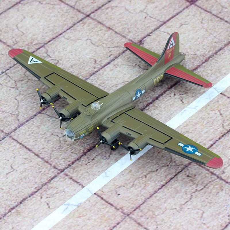 1:144 simulation alloy finished B17 bomber model ornaments US World War II air fortress sand table static