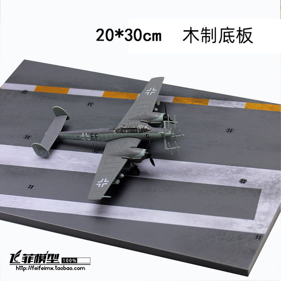 1: 72 Fighter Platform 1:144 Bomber Runway Simulation Aircraft Carrier Deck Miniature Military Scene