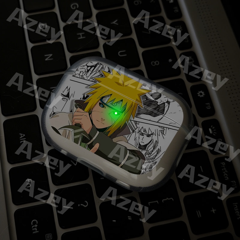 Azeyao Studio Naruto-Themed Soft Shell Protective Case for Apple AirPods Pro 3Rd Generation, Compatible with AirPods 2Nd Generation, AirPods 4, Pro 2, 4Th and 5Th Generation