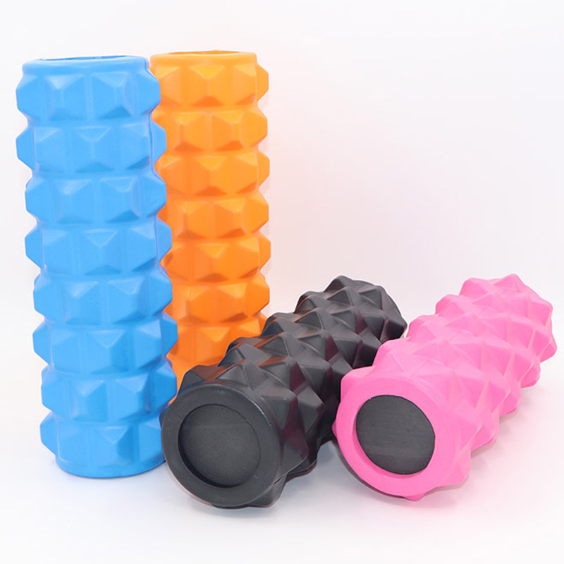 Foam shaft thin calf muscle relaxation massage Hollow Mace hard yoga column roller plus hard Vis fitness