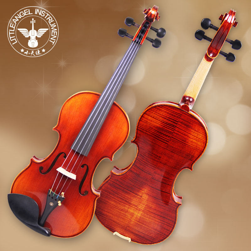 Imported Eurocean Violin beginner college students specialized in adult introductory children to learn solid wood pure hand grade