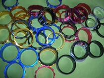 Bike front fork gasket aluminium alloy Colour gasket 28 6MM Highway car mountain bike front fork gasket