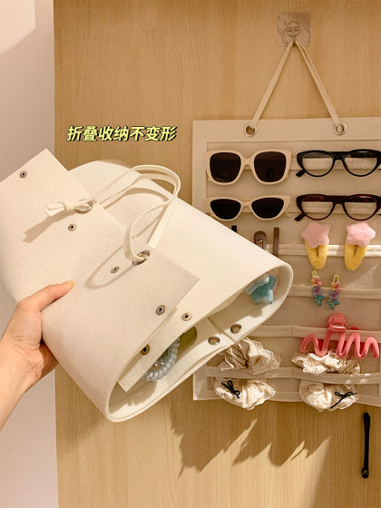 发夹发卡发饰发箍发圈收纳神器壁挂袋子墨镜展示置物架首饰饰品盒