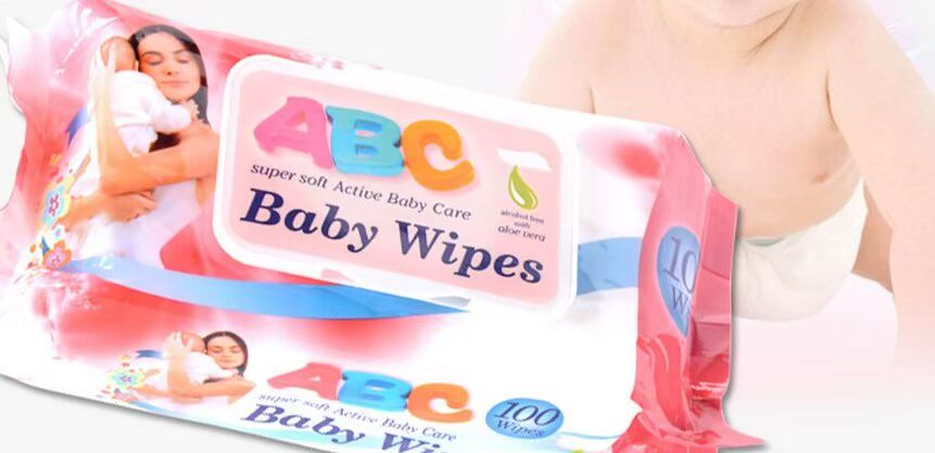 Khăn lau trẻ em ABC 100 tay lau ướt đặc biệt Khăn lau 80 + 20 có nắp sơ sinh Khăn lau ướt 5 chẵn khăn ướt