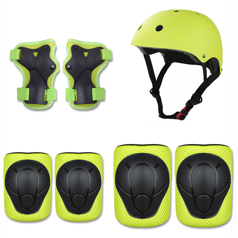 Protective helmet set (7 pieces) color can be noted, do not choose the default hair