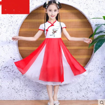 Girls Hanfu Summer 2020 new Tang Chinese style super fairy dress improved skirt childrens costume childrens costume