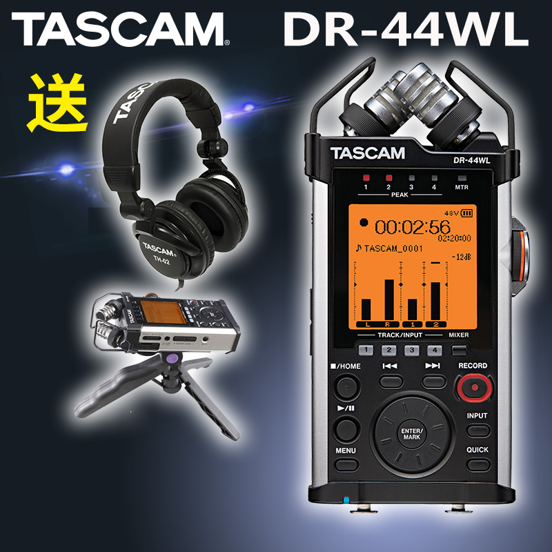 TASCAM DR44WL Voice Recorder DR-44WL Interview Wifi Transmission Micro Movie Camera SLR Guitar Playing Singing